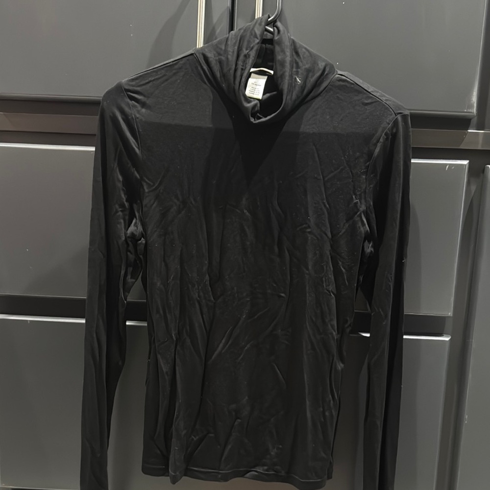 H&M Black Turtleneck Top